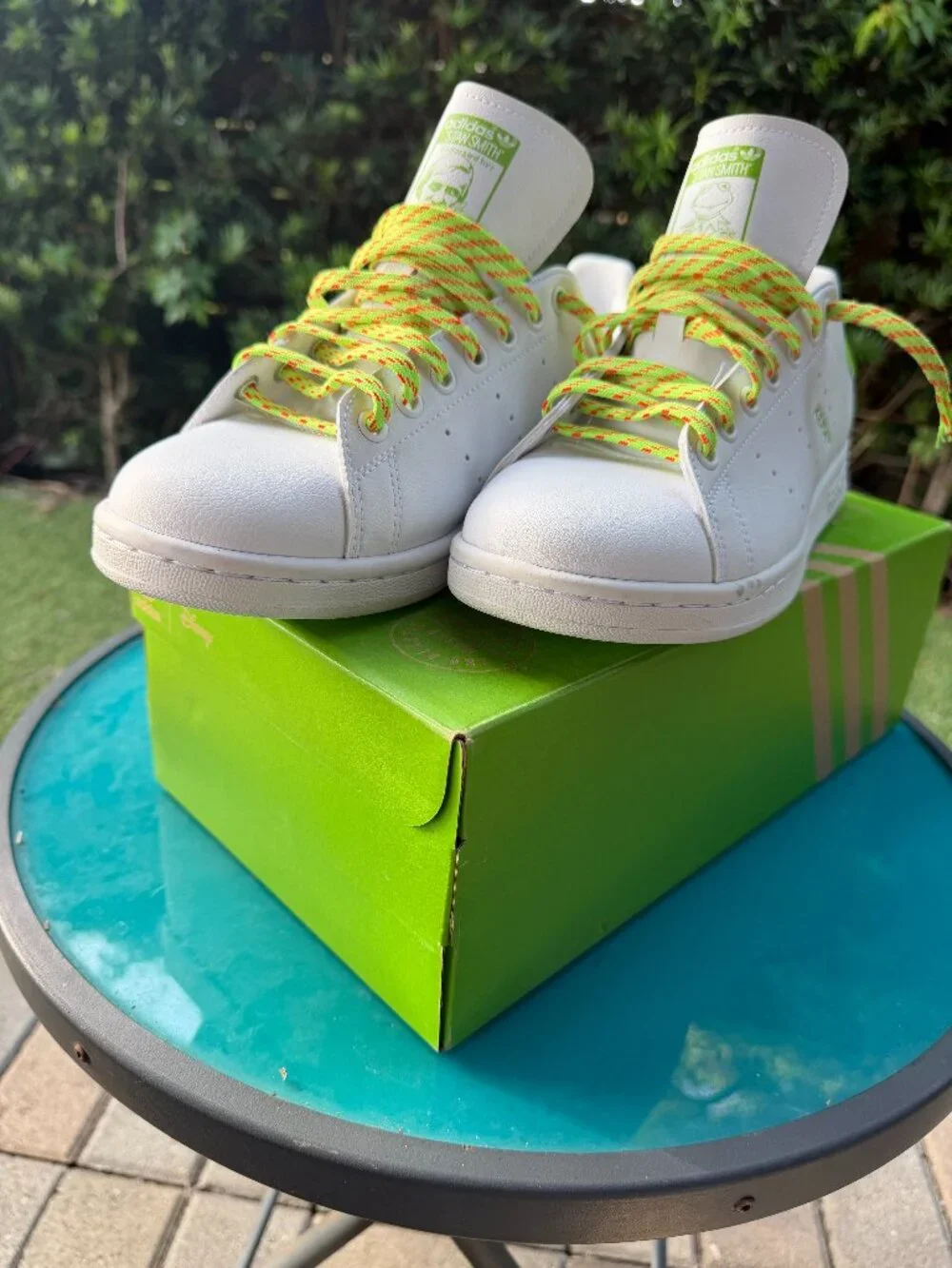 Adidas Stan Smith x Kermit Disney Sneakers Men’s 8.5 Green FX5550